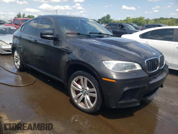 2013 BMW X6 M with VIN 5YMGZ0C50D0C40144, listed as a Copart auction lot 64889554 with 91,024 mi miles and Salvage Title. Bid and sale history available at carsss.com. Image 4.