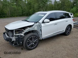 2013 Infiniti JX35 with VIN 5N1AL0MM0DC338930, listed as a Copart auction lot 65225314 with 161,032 mi miles and Salvage Title. Bid and sale history available at carsss.com. Image 1.