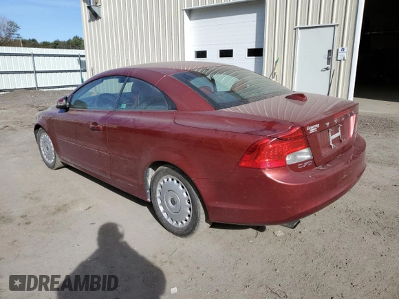 2012 Volvo C70 T5 with VIN YV1672MC9CJ126288, listed as a Copart auction lot 51317364 with 95,626 mi miles and Clean Title. Bid and sale history available at carsss.com. Image 2.