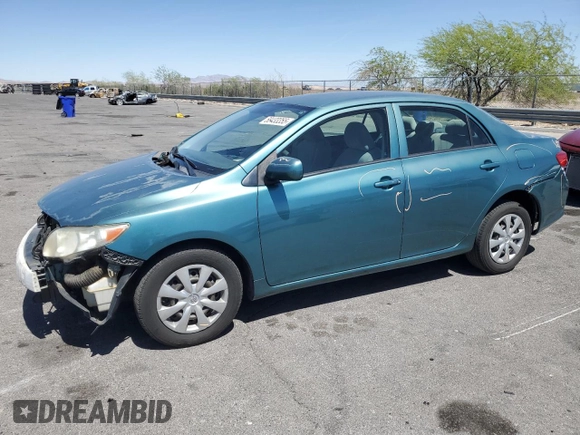 2010 Toyota Corolla with VIN JTDBU4EE3A9112961, listed as a Copart auction lot 58433355 with 115,032 mi miles and Salvage title. Bid and sale history available at DreamBid. Image 1.