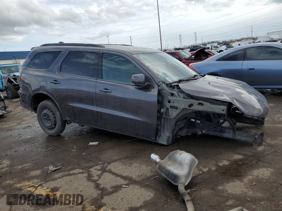 2021 Dodge Durango GT Plus with VIN 1C4RDJDGXMC556149, listed as a Copart auction lot 89070475 with Not provided miles and Non repairable. Bid and sale history available at DreamBid. Image 4.