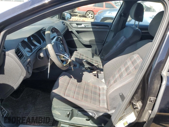 2016 Volkswagen Golf GTI SE with VIN 3VW4T7AU3GM001263, listed as a Copart auction lot 48008664 with 75,552 mi miles. Bid and sale history available at carsss.com. Image 7.