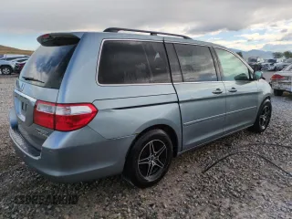 2005 Honda Odyssey Touring z VIN 5FNRL38855B051447, wystawiony jako Copart lot #57144925 z przebiegiem 186 476 mil mil oraz Szkoda całkowita • Salvage title. Historia ofert i sprzedaży dostępna na DreamBid. Obrazek 3.