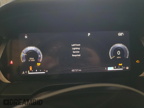 2023 Jeep Grand Cherokee Laredo with VIN 1C4RJHAG7P8866871, listed as a Copart auction lot 58341235 with 48,737 mi miles and Salvage title. Bid and sale history available at DreamBid. Image 9.