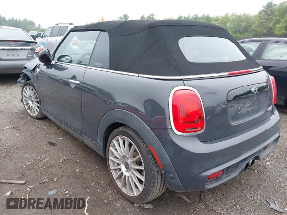 2017 MINI Convertible Cooper S with VIN WMWWG9C39H3D22503, listed as a IAAI auction lot 42269882 with 20,755 mi miles and . Bid and sale history available at DreamBid. Image 3.