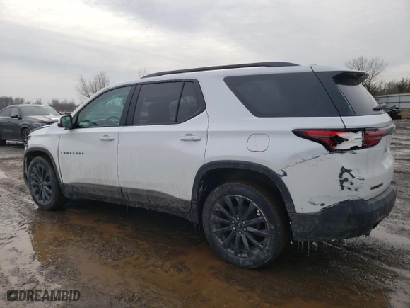 2022 Chevrolet Traverse RS with VIN 1GNERJKW4NJ185083, listed as a Copart auction lot 44982135 with 78,137 mi miles and Salvage Title. Bid and sale history available at carsss.com. Image 2.