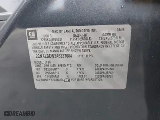 2010 Chevrolet Equinox LS with VIN 2CNALBEW2A6227084, listed as a IAAI auction lot 41948368 with 207,358 mi miles. Bid and sale history available at carsss.com. Image 9.