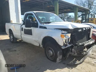 2013 Ford F-250 XL with VIN 1FTBF2A65DEA63870, listed as a Copart auction lot 83308544 with 83,554 mi miles and Salvage Title. Bid and sale history available at DreamBid. Image 4.