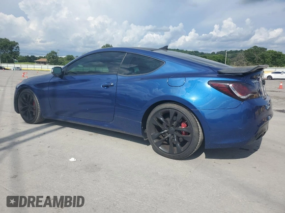 2016 Hyundai Genesis Coupe Ultimate with VIN KMHHU6KJ7GU134504, listed as a Copart auction lot 65749075 with 38,967 mi miles and Clean title. Bid and sale history available at DreamBid. Image 2.