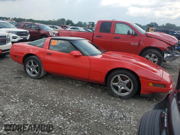 1996 Chevrolet Corvette with VIN 1G1YY22P6T5110052, listed as a Copart auction lot 64186044 with 0 mi miles and Salvage Title. Bid and sale history available at carsss.com. Image 4.