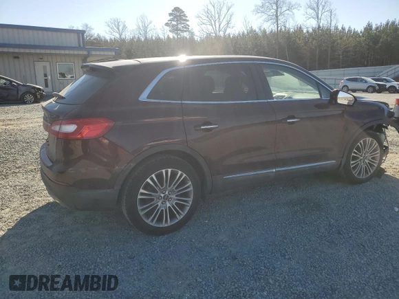 2018 Lincoln MKX Reserve with VIN 2LMPJ6LR4JBL19507, listed as a Copart auction lot 47356745 with 76,875 mi miles and Salvage Title. Bid and sale history available at carsss.com. Image 3.