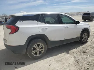 2018 GMC Terrain SLE with VIN 3GKALMEV3JL406337, listed as a Copart auction lot 49029205 with 66,350 mi miles and Salvage Title. Bid and sale history available at DreamBid. Image 3.