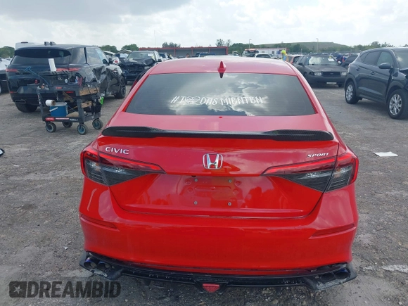2024 Honda Civic Sport z VIN 2HGFE2F59RH557137, wystawiony jako IAAI lot #41922020 z przebiegiem 18 301 mil mil oraz . Historia ofert i sprzedaży dostępna na DreamBid. Obrazek 17.