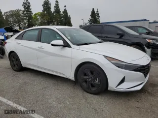 2021 Hyundai Elantra SEL with VIN 5NPLM4AG9MH044995, listed as a Copart auction lot 50338935 with 57,775 mi miles and Salvage Title. Bid and sale history available at carsss.com. Image 4.