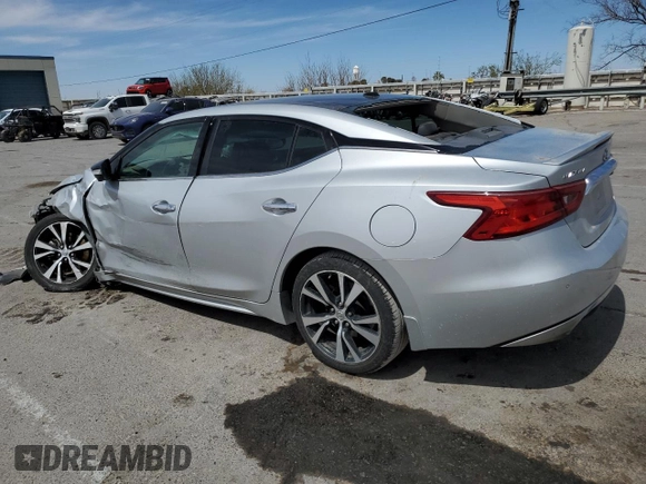 2017 Nissan Maxima Platinum with VIN 1N4AA6AP2HC457604, listed as a Copart auction lot 50564985 with 64,205 mi miles and Salvage Title. Bid and sale history available at DreamBid. Image 2.
