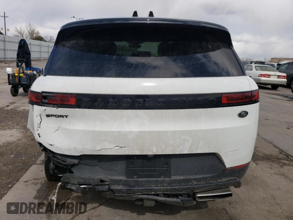 2023 Land Rover Range Rover Sport SE with VIN SAL1P9EU1PA140295, listed as a Copart auction lot 49953815 with 10,106 mi miles and Salvage Title. Bid and sale history available at DreamBid. Image 6.