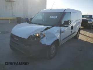 2019 Ram ProMaster City Wagon with VIN ZFBHRFAB3K6M17658, listed as a Copart auction lot 85723824 with 96,536 mi miles and Salvage Title. Bid and sale history available at carsss.com. Image 1.