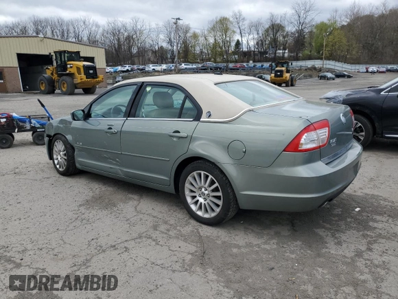 2008 Mercury Milan Premier with VIN 3MEHM08178R607074, listed as a Copart auction lot 52667515 with 55,251 mi miles and Salvage title. Bid and sale history available at DreamBid. Image 2.
