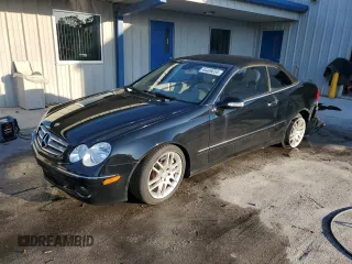 2009 Mercedes-Benz CLK-Class 3.5L with VIN WDBTK56F19T103518, listed as a Copart auction lot 44406055 with 145,634 mi miles and Salvage Title. Bid and sale history available at carsss.com. Image 1.