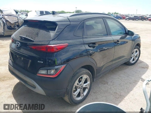 2022 Hyundai Kona SEL with VIN KM8K6CAB0NU892111, listed as a IAAI auction lot 42213114 with 41,975 mi miles and . Bid and sale history available at DreamBid. Image 4.