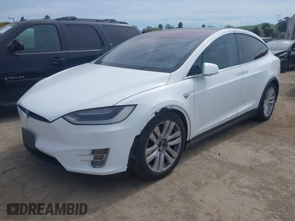 2016 Tesla Model X 70D with VIN 5YJXCBE24GF002020, listed as a IAAI auction lot 41799528 with 149,556 mi miles. Bid and sale history available at carsss.com. Image 19.