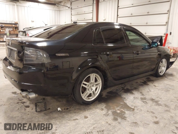 2008 Acura TL with VIN 19UUA66208A053539, listed as a IAAI auction lot 41834082 with 161,366 mi miles. Bid and sale history available at carsss.com. Image 4.