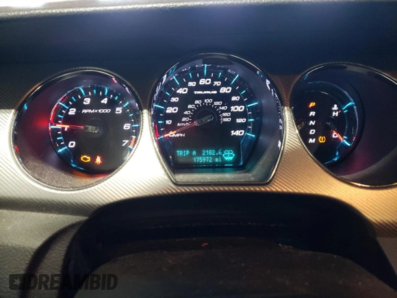 2011 Ford Taurus SHO with VIN 1FAHP2KT9BG120154, listed as a Copart auction lot 55178335 with 175,972 mi miles and Clean Title. Bid and sale history available at DreamBid. Image 9.