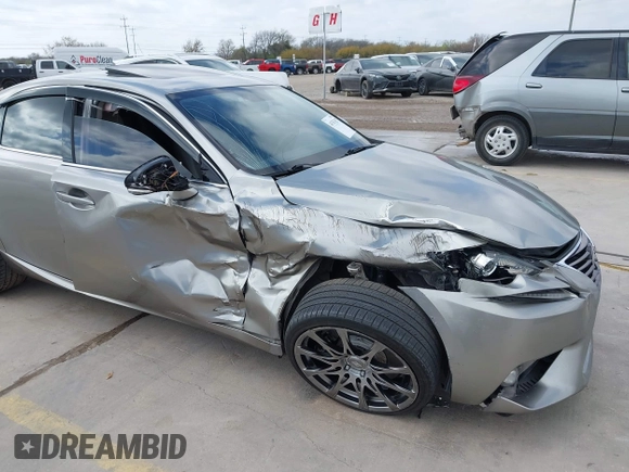 2015 Lexus IS 250 with VIN JTHBF1D27F5050784, listed as a IAAI auction lot 41767657 with 156,349 mi miles. Bid and sale history available at carsss.com. Image 6.