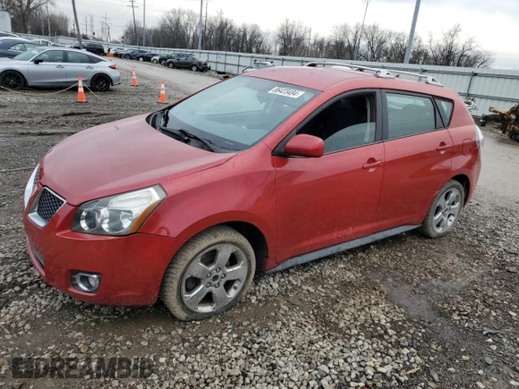2009 Pontiac Vibe with VIN 5Y2SM67029Z403783, listed as a Copart auction lot 86423494 with Not Provided miles and Clean Title. Bid and sale history available at carsss.com. Image 1.