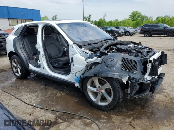 2019 Jaguar F-Pace 25t with VIN SADCS2FX2KA606070, listed as a Copart auction lot 54978434 with 104,200 mi miles and Salvage title. Bid and sale history available at DreamBid. Image 4.