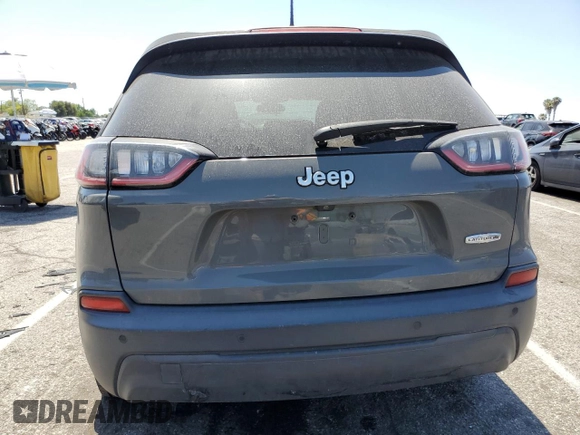 2020 Jeep Cherokee Altitude with VIN 1C4PJLLB4LD615593, listed as a Copart auction lot 58412635 with 95,697 mi miles and Salvage title. Bid and sale history available at DreamBid. Image 6.