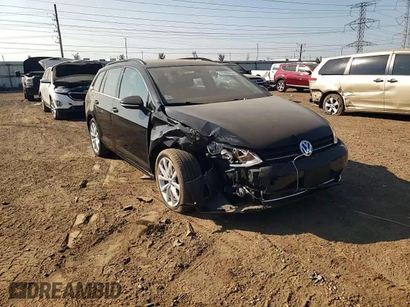 2017 Volkswagen Golf SportWagen S with VIN 3VWC17AU0HM536537, listed as a Copart auction lot 71959704 with 48,502 mi miles and Salvage Title. Bid and sale history available at carsss.com. Image 10.