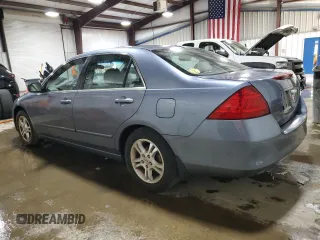 2007 Honda Accord EX с VIN 1HGCM56767A203628, выставлен на аукционе Copart как лот 54379755 с пробегом 106 556 миль миль и Списание • Salvage title. История ставок и продаж доступна на DreamBid. Изображение 2.