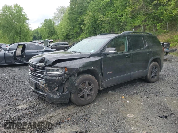 2020 GMC Acadia AT4 with VIN 1GKKNLLS9LZ236949, listed as a Copart auction lot 56944845 with 99,614 mi miles and Salvage title. Bid and sale history available at DreamBid. Image 1.