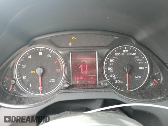 2011 Audi Q5 Premium Plus with VIN WA1LFAFP6BA017009, listed as a Copart auction lot 49216105 with 123,546 mi miles and Clean Title. Bid and sale history available at DreamBid. Image 9.