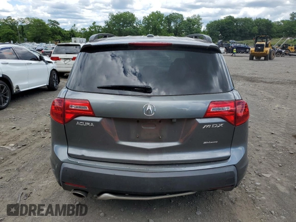 2009 Acura MDX Sport/Pwr Tail Gate with VIN 2HNYD28789H505016, listed as a Copart auction lot 41675725 with 191,338 mi miles and Non Repairable. Bid and sale history available at carsss.com. Image 6.