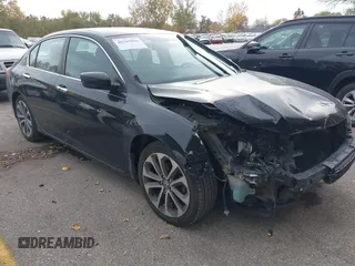 2015 Honda Accord Sport with VIN 1HGCR2F5XFA004000, listed as a IAAI auction lot 40705086 with 149,416 mi miles and . Bid and sale history available at DreamBid. Image 1.