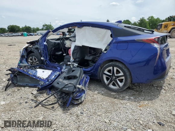 2017 Toyota Prius Two z VIN JTDKARFU8H3532336, wystawiony jako Copart lot #51109475 z przebiegiem Nie podano mil oraz Szkoda całkowita • Salvage title. Historia ofert i sprzedaży dostępna na DreamBid. Obrazek 2.