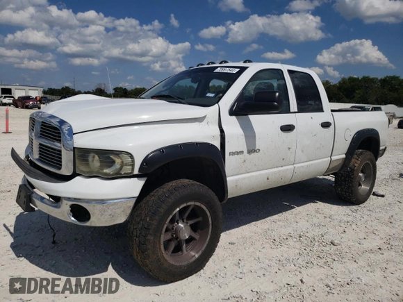 2004 Dodge Ram 2500 SLT with VIN 3D7KU28CX4G284039, listed as a Copart auction lot 70997544 with 0 mi miles and Salvage Title. Bid and sale history available at carsss.com. Image 1.