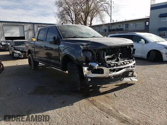 2018 Ford F-150 XL with VIN 1FTEW1EP0JKE59776, listed as a Copart auction lot 46845825 with 107,567 mi miles and Salvage Title. Bid and sale history available at carsss.com. Image 10.