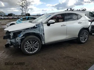 2024 Lexus NX with VIN JTJHKCEZXR2025895, listed as a Copart auction lot 46928025 with 9,707 mi miles and Salvage Title. Bid and sale history available at carsss.com. Image 1.