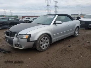 2003 Audi A4 3.0L with VIN WAUAT48H03K017352, listed as a Copart auction lot 82032444 with 155,535 mi miles and Salvage Title. Bid and sale history available at carsss.com. Image 1.