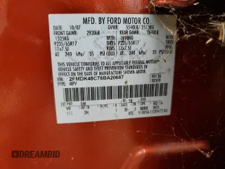 2008 Ford Edge SEL z VIN 2FMDK48C78BA20687, wystawiony jako Copart lot #54423775 z przebiegiem 140 648 mil mil oraz Czysty tytuł • Clean title. Historia ofert i sprzedaży dostępna na DreamBid. Obrazek 13.