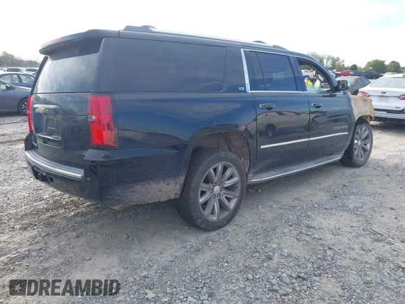 2015 Chevrolet Suburban LTZ with VIN 1GNSCKKC2FR509683, listed as a IAAI auction lot 41751537 with 189,590 mi miles and . Bid and sale history available at DreamBid. Image 4.