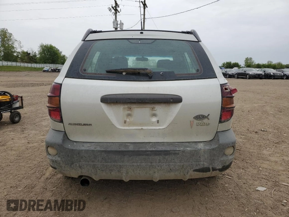 2004 Pontiac Vibe with VIN 5Y2SM62814Z416000, listed as a Copart auction lot 57638115 with 299,999 mi miles and Salvage title. Bid and sale history available at DreamBid. Image 6.