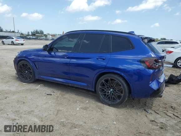 2024 BMW X3 M with VIN 5YM13EC04R9U76210, listed as a Copart auction lot 53906035 with Not Provided miles and Salvage Title. Bid and sale history available at carsss.com. Image 2.