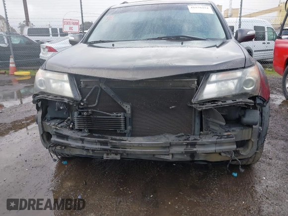 2012 Acura MDX Tech/Entertainment Pkg with VIN 2HNYD2H44CH502658, listed as a IAAI auction lot 41576254 with 174,011 mi miles. Bid and sale history available at carsss.com. Image 6.