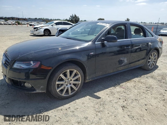 2012 Audi A4 2.0T Premium Plus with VIN WAUFFAFL5CA051909, listed as a Copart auction lot 54230175 with 133,535 mi miles and Salvage Title. Bid and sale history available at carsss.com. Image 1.