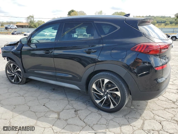 2021 Hyundai Tucson Limited with VIN KM8J3CAL1MU389165, listed as a Copart auction lot 72449324 with 37,663 mi miles and Salvage Title. Bid and sale history available at carsss.com. Image 2.