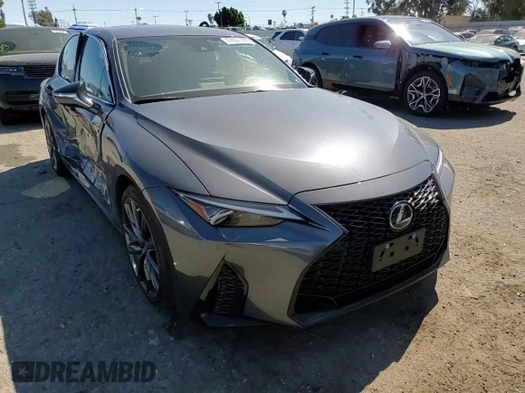 2023 Lexus IS with VIN JTHGZ1B20P5062308, listed as a Copart auction lot 47657725 with 33,514 mi miles and Salvage Title. Bid and sale history available at carsss.com. Image 10.